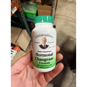 Christopher'S Original Formulas Hormonal Changease Formula – 450 Mg – 100 Vegetarian Capsules – Herbal Menopause Support
