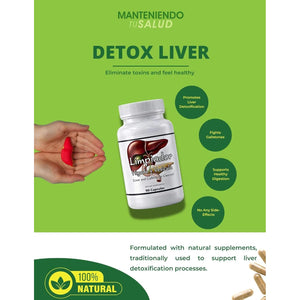 Limpiador HÃgado Y VesÃcula, Liver Support with Boldo Extract and Milk Thistle Extract, 90 Vegetarian Capsules