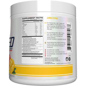 EHP Labs Oxyshred Pre Workout Powder - Preworkout Powder with L Glutamine & Acetyl L Carnitine, Energy Boost Drink - Mango, 60 Servings