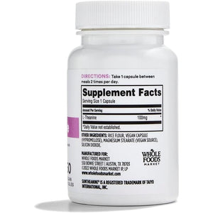 Whole Foods Market, L-Theanine 100 MCG 60 CT