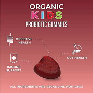 Maryruth Organics Kids Probiotics for Digestive Health | USDA Probiotic Gummies | 2 Month Supply | Kids Probiotics | Immune Support | Gut Health Supplement | Vegan | Non-Gmo | Gluten Free | 60 Count