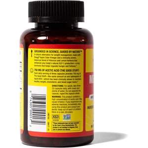 Bragg Metabolism Support Apple Cider Vinegar Capsules with Botanical Blend - 90 Capsules - Increased GLP-1 Support for Weight Management, Appetite Control, and Fullness