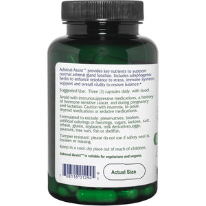 Vitanica Adrenal Assist, Adrenal Support, Vegan, 90 Capsules