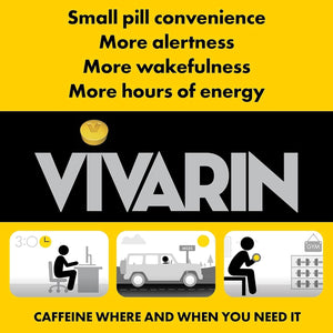 Vivarin Brand Alertness Aid, 40 Tablets (Pack of 4)