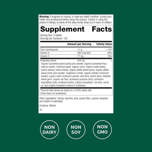 Standard Process Cataplex A-C-P Healthy Cell & Tissue Dietary Supplement - Non-Dairy & Non-Soy - Vascular & Immune Supplement Care - 360 Tablets (120 Servings)