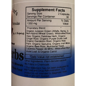 Christopher'S Original Formulas Vitalerbs, Nutrient-Rich Herbal Supplement, 180 Veg Caps