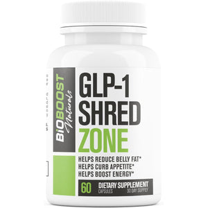 GLP-1 Shred Zone - Weight Loss Pills for Women & Men + Appetite Suppressant Support - Supports Healthy Pathways Associated with GLP-1 Activity - Fat Burner Supplement - 60 Capsules