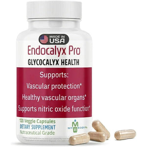 Endocalyx Pro Supplement – Endothelial Glycocalyx Support 120 Capsules - Vascular & Microcirculation Health – Clinically-Studied – Patented – Supports Nitric Oxide Functions