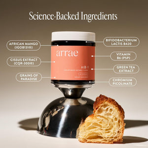 Arrae MB-1, Natural Dietary Supplement, Control Appetite, Increase Energy, Support Healthy Metabolism, 60 Capsules