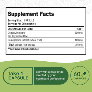 Simlike Nutraceuticals - DIM, Hormone + Detox (60 Capsules)