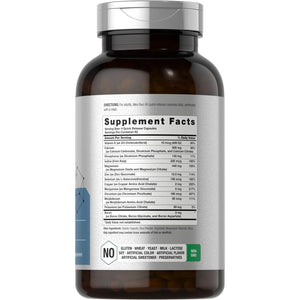 Horbäach Multi Minerals Supplement | 250 Capsules | Iron Free | Daily Mineral Complex for Men and Women | Non-Gmo & Gluten Free
