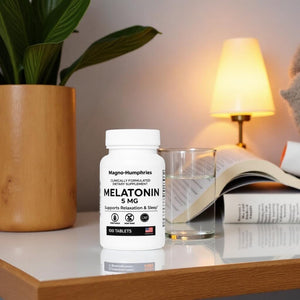 Melatonin 5 Mg - 100 Tablets | Sleep Support | Non-Habit Forming | Vegetarian | 5 Mg per Tablet | Dietary Supplement | GMP Manufactured in USA | 100 Day Supply