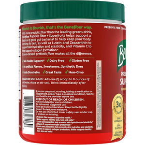 Benefiber Prebiotic GLP-1 Friendly Fiber + Superfruits Dietary Supplement, Strawberry Dragon Fruit Flavor, 8.8 Oz (250G)
