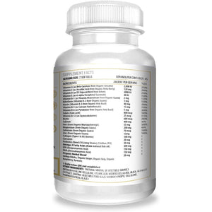 ACTIF Organic Multivitamin for Women Age 70+ with 20+ Advanced Factors and Omega-3, Non-Gmo, Made in USA, 90 Count