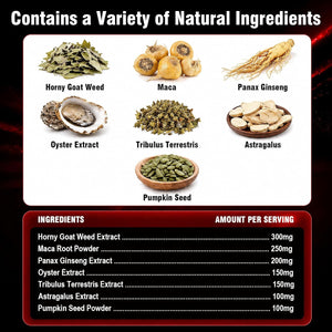 Umanu Fast-Acting Male Enhancing Supplement – Boost Blood Flow, Gain Drive, Size (Length + Girth), Increase Stamina – Made with Maca, Epimedium & Other Natural Ingredients – 3Rd Party Tested