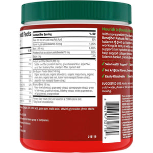 Benefiber Prebiotic GLP-1 Friendly Fiber + Superfruits Dietary Supplement, Strawberry Dragon Fruit Flavor, 8.8 Oz (250G)