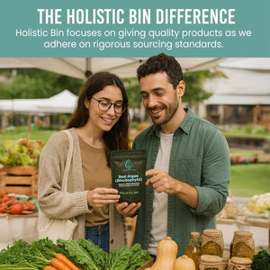 Holistic Bin Red Marine Algae Powder Gigartina and Dumontiacea Red Algae Supplements | Gluten Free, Vegan, Wild Harvested | Rich in Vegan Omega 3 (30 Grams)