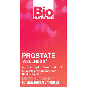 Bio Nutrition Prostate Wellness with Pumpkin Seed Extract 60 Capsules