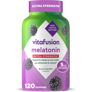 Vitafusion Extra Strength Melatonin Gummy Vitamins, 5Mg, 120 Ct Gummies