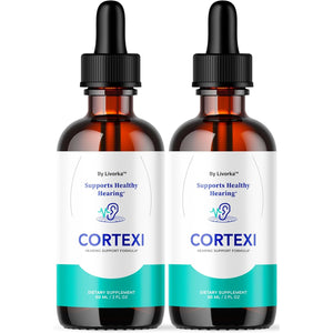 Cortexi Oral Drops to Drink - Formula for Ear Health, Hearing Support - Pack of 2 Bottles (60 Day Supply)