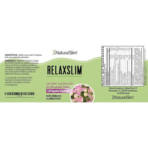 Naturalslim Relaxslim Rhodiola Rosea & Adaptogenic Herb for Brain, Mood, Metabolism, Tension & Energy Support Supplement - 21 Different Natural Compounds Help Control Appetite - 120 Capsules