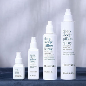 THISWORKS Deep Sleep Pillow Spray – Fast-Acting Natural Formula with Lavender for Relaxation and Restful Sleep – 35 Ml (1.2 Fl Oz) Mini Travel Size