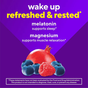 Vitafusion Melatonin Gummies | 5Mg | 90 Count | Gummy with Magnesium for Adults | Berry Flavor | Gluten and Dairy-Free Supplement