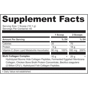 Ancient Nutrition Collagen Peptides Powder, Multi Collagen Protein, Women & Men, Vitamin C, Probiotics, Hydrolyzed Collagen, Supports Skin, Joints, Gut Health, Unflavored, 40 Servings