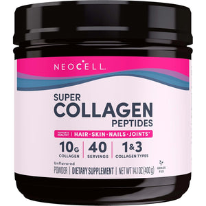 Neocell Grassfed Collagen Peptides Powder | 14 Oz | Unflavored | for Women and Men | Hair, Skin, & Nails
