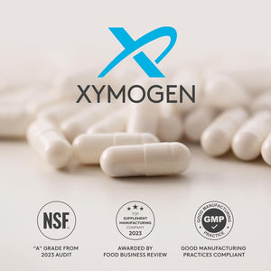 XYMOGEN Adrenaliv - Adrenal Support Supplement* - Stress Response, Energy & Stamina Support* - Non-Gmo, Gluten-Free, Dairy Free - 120 Capsules