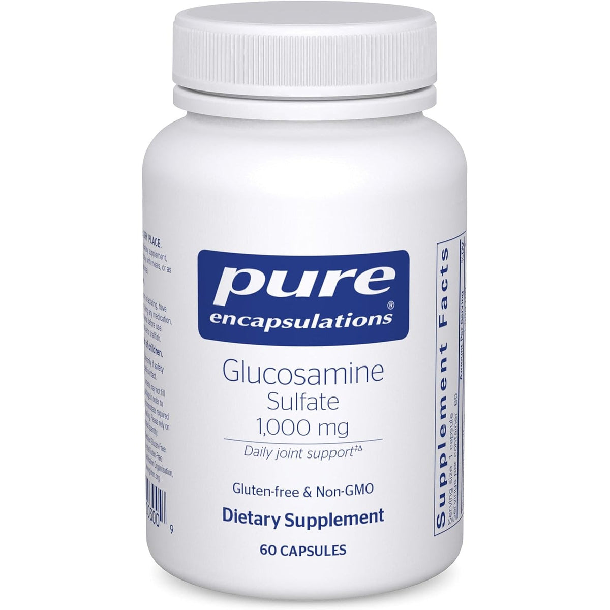 Pure Encapsulations Glucosamine Sulfate 1,000 Mg | Supplement for Joint Support and Mobility, Cartilage Health, and Connective Tissue* | 60 Capsules