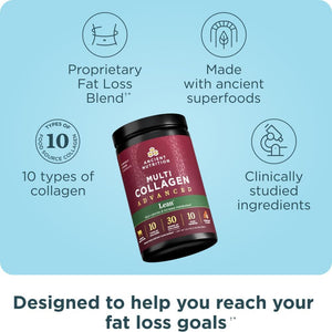 Ancient Nutrition Advanced Hydrolyzed Collagen Peptides Powder Protein Lean with Probiotics and Vitamin C, Cinnamon, for Women & Men, Supports Healthy Weight Management & Muscle Building, 25 Servings