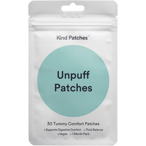 Kind Patches Unpuff Patches with Dandelion Root, Fennel, Artichoke, Ginger, and Turmeric Extract - Vegan - 30 Count