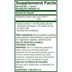 Align Probiotic, Pro Formula, Probiotics for Women and Men, Probiotics for Digestive Health, Men and Womens Probiotic Capsules Help Relieve Occasional Bloating & Gas*, 63 Capsules