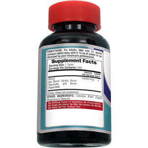 Lab | Boron |10 Mg | 240 Servings | Boron Supplement