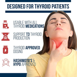 Dr. Westin Childs T3 Conversion Booster - Thyroid Support for Women & Men with Hypothyroidism & Hashimoto’S, Iodine, Ashwagandha, Guggul Extract, Selenium & Zinc Complex, 60 Servings