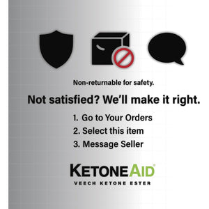 Ketoneaid Ke4 Ketone Ester Concentrate | Not a Ketone Salt, No Sugar, No Caffeine | Exogenous D-BHB Ester | 12 Serving per Bottle (1 Count)