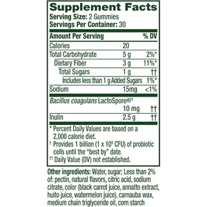 Align Dualbiotic, Prebiotics and Probiotics for Women and Men, Probiotics for Digestive Health, Prebiotics Help Nourish Good Bacteria, Natural Fruit Flavors, 60 Probiotic Gummies