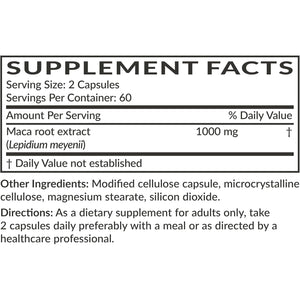 Futurebiotics Maca Root Extra Strength Supports Energy, Stamina & Reproductive Health, Non-Gmo, 120 Vegetarian Capsules