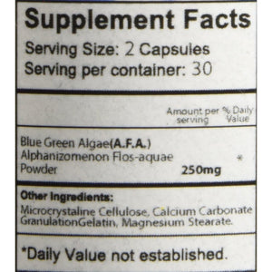 Bioxtron Natural Stem Cell Supplement Capsules - Cellular & Antioxidant Support Formula with Blue Green Algae, Spirulina, Immune & Energy Support - 60 Capsules
