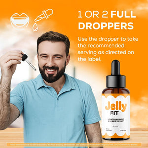 Jelly Fit Drops - Official Jellyfit Oral Liquid Drops Advanced Premium Formula Maximum Strength, All Natural Ingredients Vitamins for Overall Health & Wellness Reviews, 1 Bottle for 1 Month