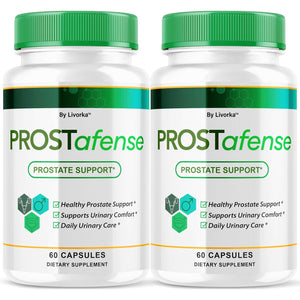 (2 Pack) Prostafense Health Supplements for Men Capsules - Official Prostafense Pills All Natural Support, Prostafence Maximum Strength Premium Formula for Daily Wellness, 120 Capsules for 2 Months