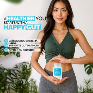 GLP-1 Probiotic Support Appetite Suppressant – Akkermansia Muciniphila & Bifidobacterium Infantis – Inulin Prebiotic Fiber – Gut Cleanse, Craving & Weight-Loss Support – 30 Caps