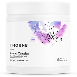 THORNE - Amino Complex - Clinically-Validated EAA and BCAA Powder for Pre or Post-Workout - Promotes Lean Muscle Mass & Exercise Recovery* - Berry - NSF Certified for Sport - Dairy-Free - 30 Servings