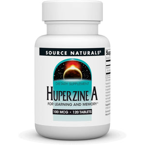 Source Naturals Huperzine A, for Learning and Memory*, 100Mcg - 120 Tablets