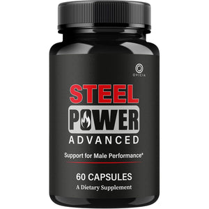 Steel Power - Steel Power Pills All Natural Maximum Strength, Daily Steelpower Capsules Premium Advanced Support Formula for Overall Health & General Wellness, 60 Capsules for 1 Month