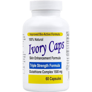 Ivory Caps - Maximum Potency Glutathione 1500"Skin Whitening" Complex **Sale REG. $49.99 - Now $29.99 - Free Shipping