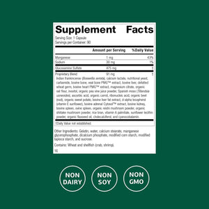 Standard Process Glucosamine Synergy - Joint Health Support Supplement - Support Connective Tissue with Glucosamine & Boswellia Serrata - Whole Food-Based Supplement with Manganese - 90 Capsules