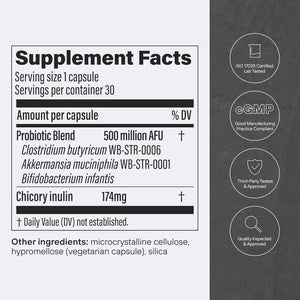 Pendulum GLP-1 Probiotic – Supports Appetite Control and Craving Management, Naturally | Improves Regularity & Gut Health with Akkermansia & Other Strains (30 Capsules)
