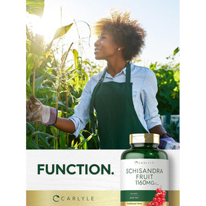 Carlyle Schisandra Supplement 1160 Mg | 200 Capsules | Berry Fruit Extract | Non-Gmo and Gluten Free